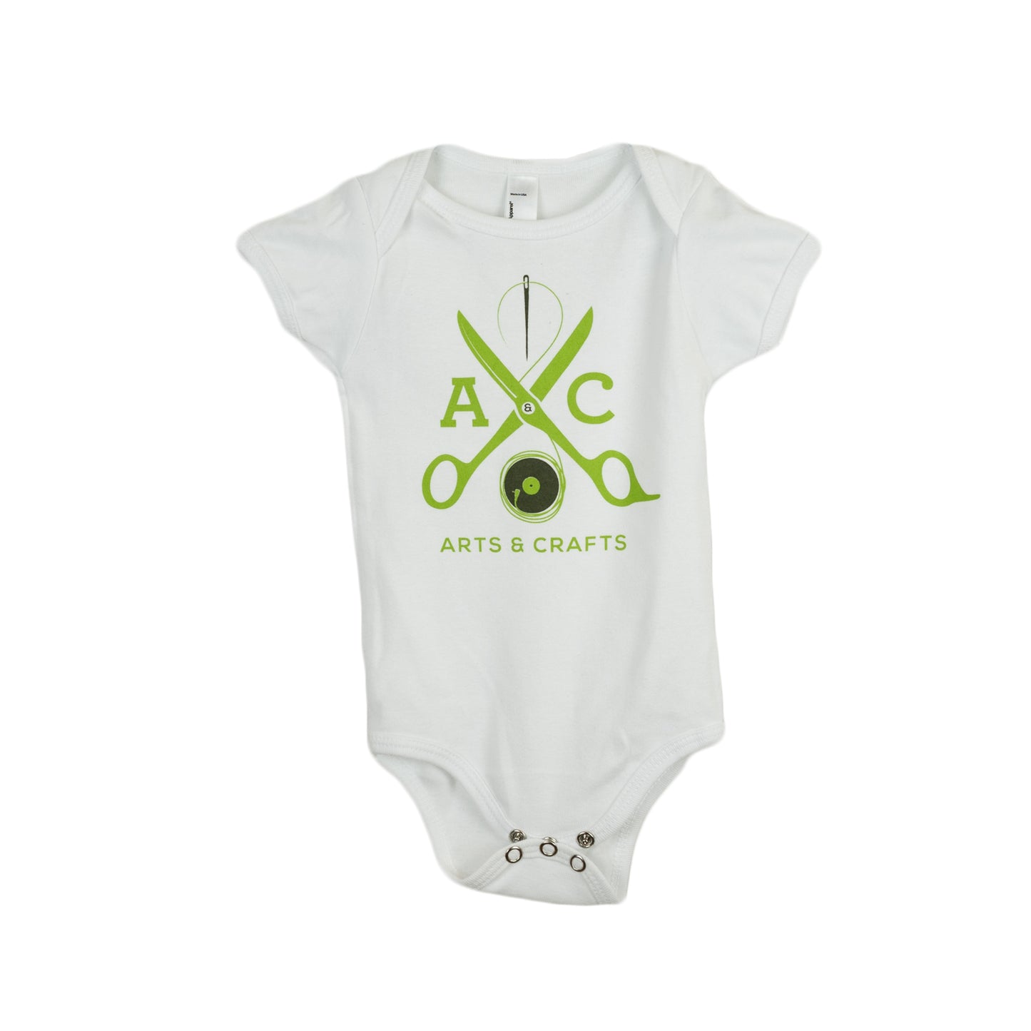 Arts and Crafts - White Scissors Baby Onesie