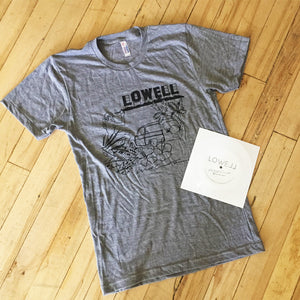 Lowell - West Coast Forever T-Shirt + 7" Flexi Disc