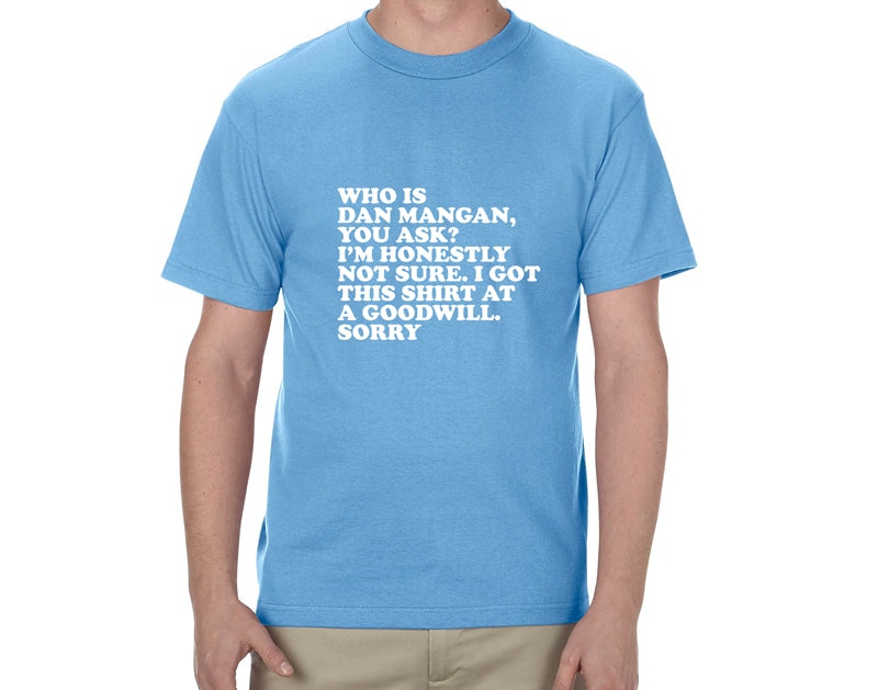 Dan Mangan - "Who is Dan Mangan" T-Shirt (SMALL ONLY)