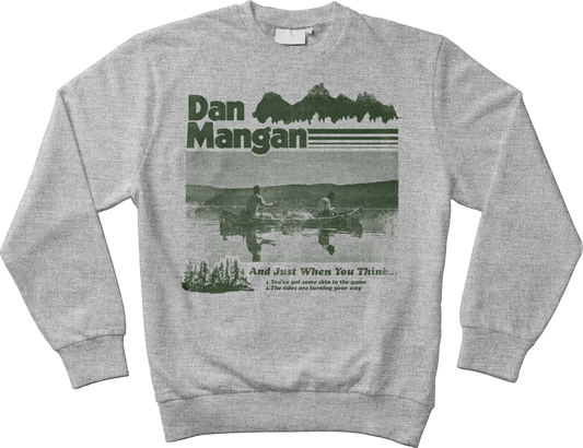 Dan Mangan - Crewneck – Sport Grey – Green Canoe