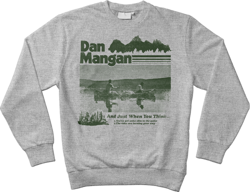 Dan Mangan - Crewneck – Sport Grey – Green Canoe