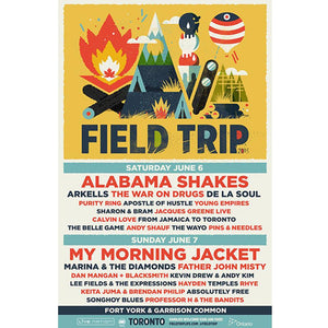 Field Trip - 2015 Silkscreen Poster