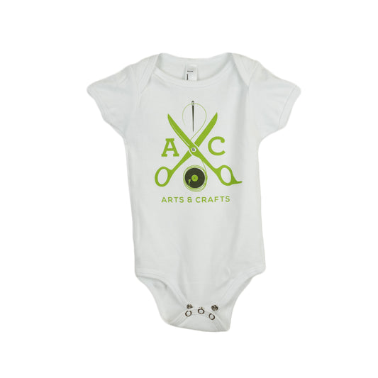 Arts and Crafts - White Scissors Baby Onesie