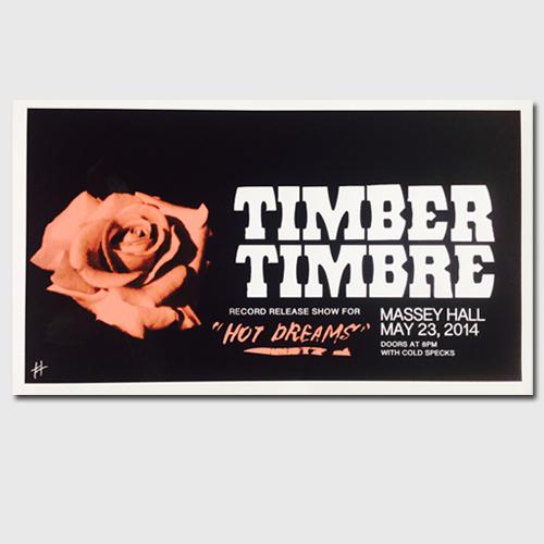 Timber Timbre - Massey Hall Poster