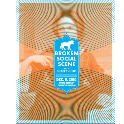 Broken Social Scene - Sound Academy Superchunk Poster