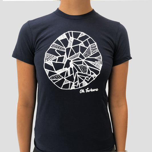 Dan Mangan - Navy Oh Fortune T-Shirt (SMALL ONLY)