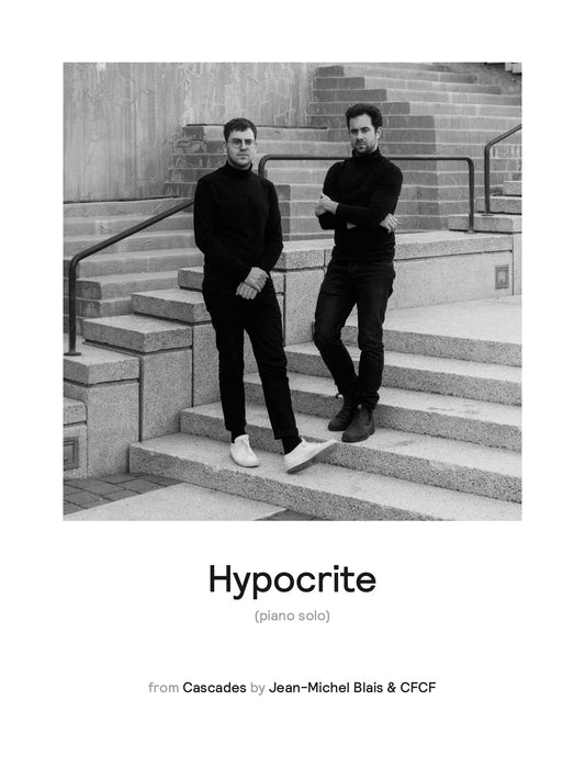 Jean-Michel Blais - Hypocrite - Cascades